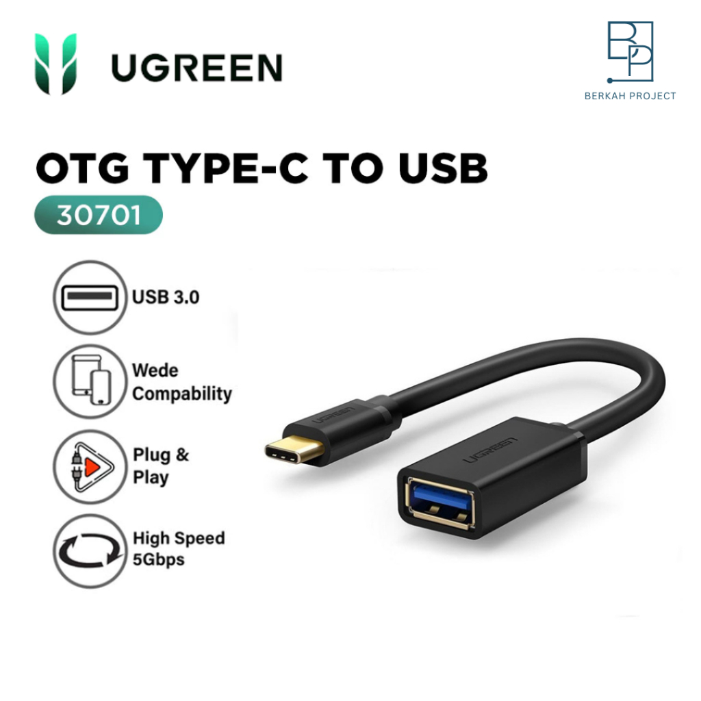 UGREEN OTG Converter Type C to USB A High Speed / OTG Type C 30701