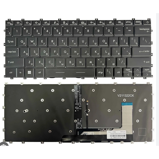 Keyboard MSI Modern 14-C5M Modern 14-C7M MS14JK Modern 14-C11M C12M C13M MS-14J1 Backlight New