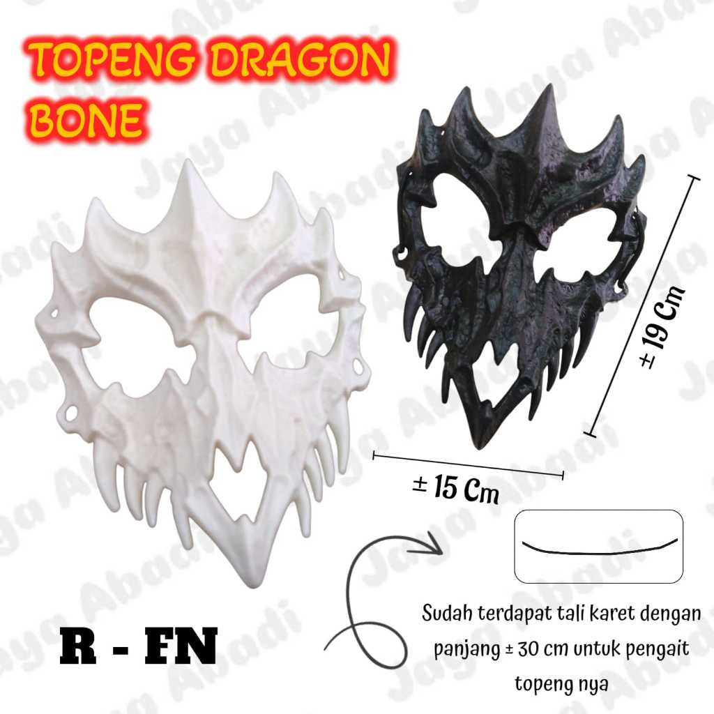 TOPENG ANAK / TOPENG KARAKTER DRAGON BONE / TOPENG NAGA KECIL