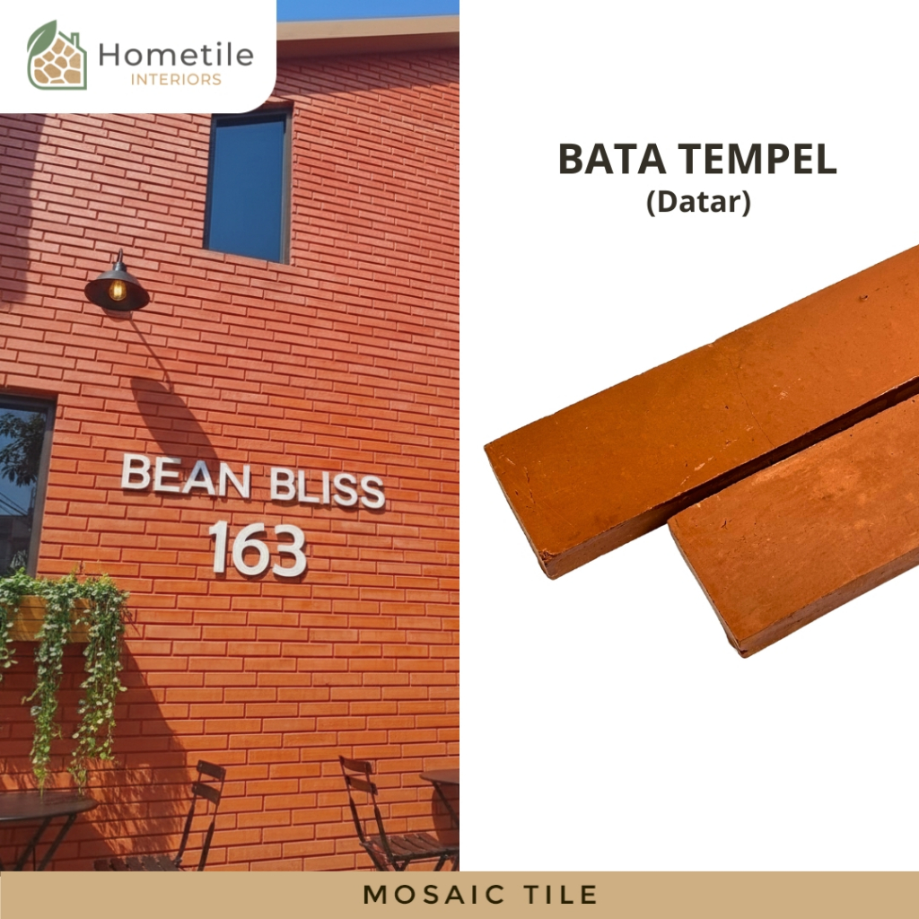 Bata Tempel Hias Dinding Dapur Rumah Wall Decoration Bata Expose Batu Bata Merah Teracota Terakota D