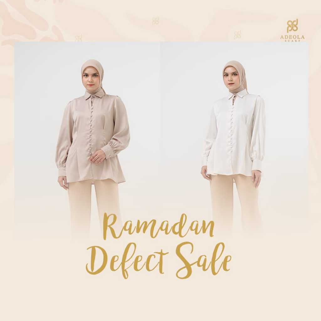 Adeola Scarf Defect Sale - Serein Series - Kemeja Wanita