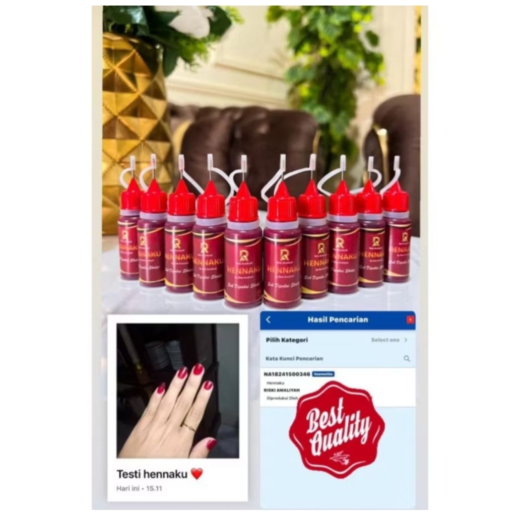 hennaku / pewarna kuku