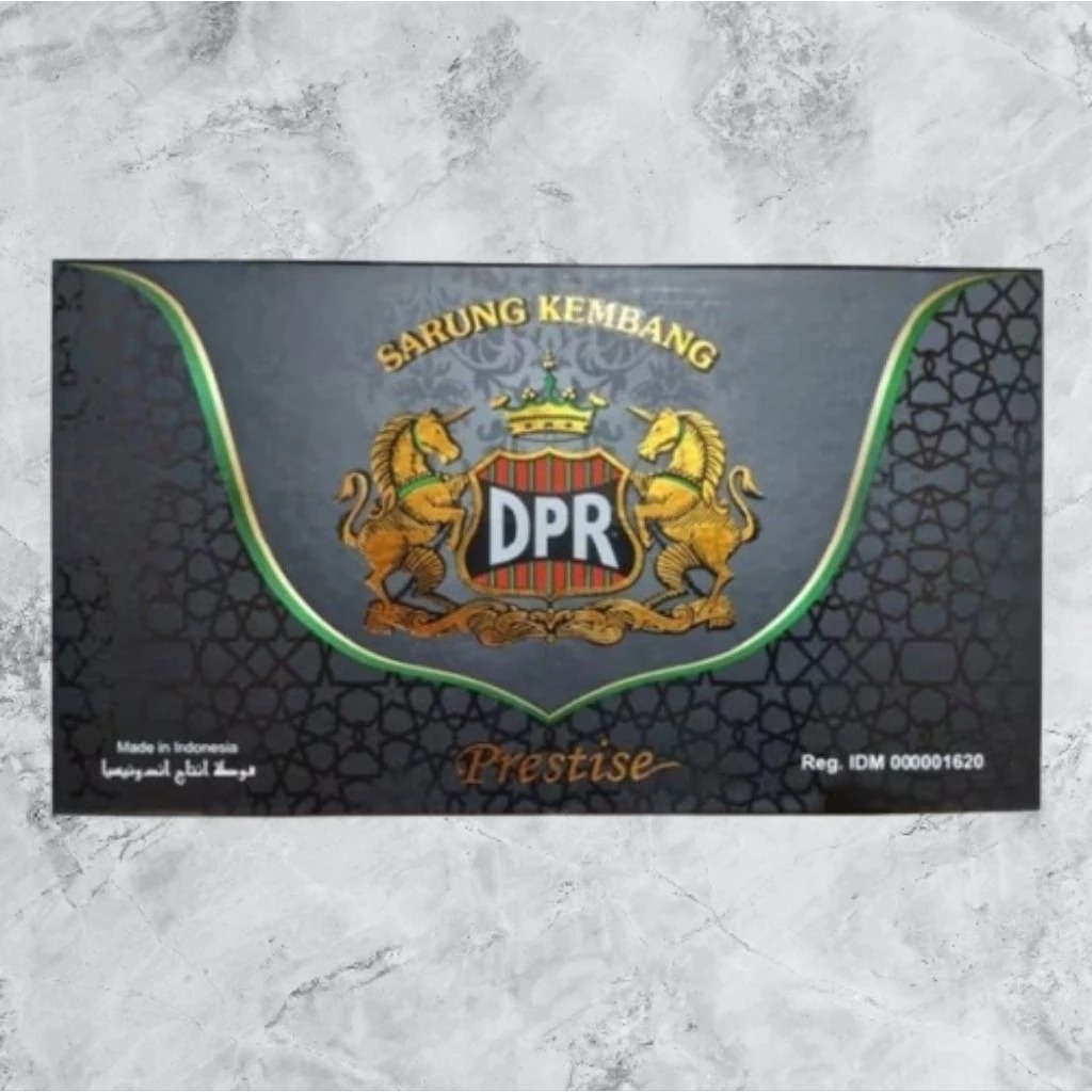 1DUS DPR Sarung Kembaran Mesres Motif Kembang Dewasa 125x100cm Multiwarna