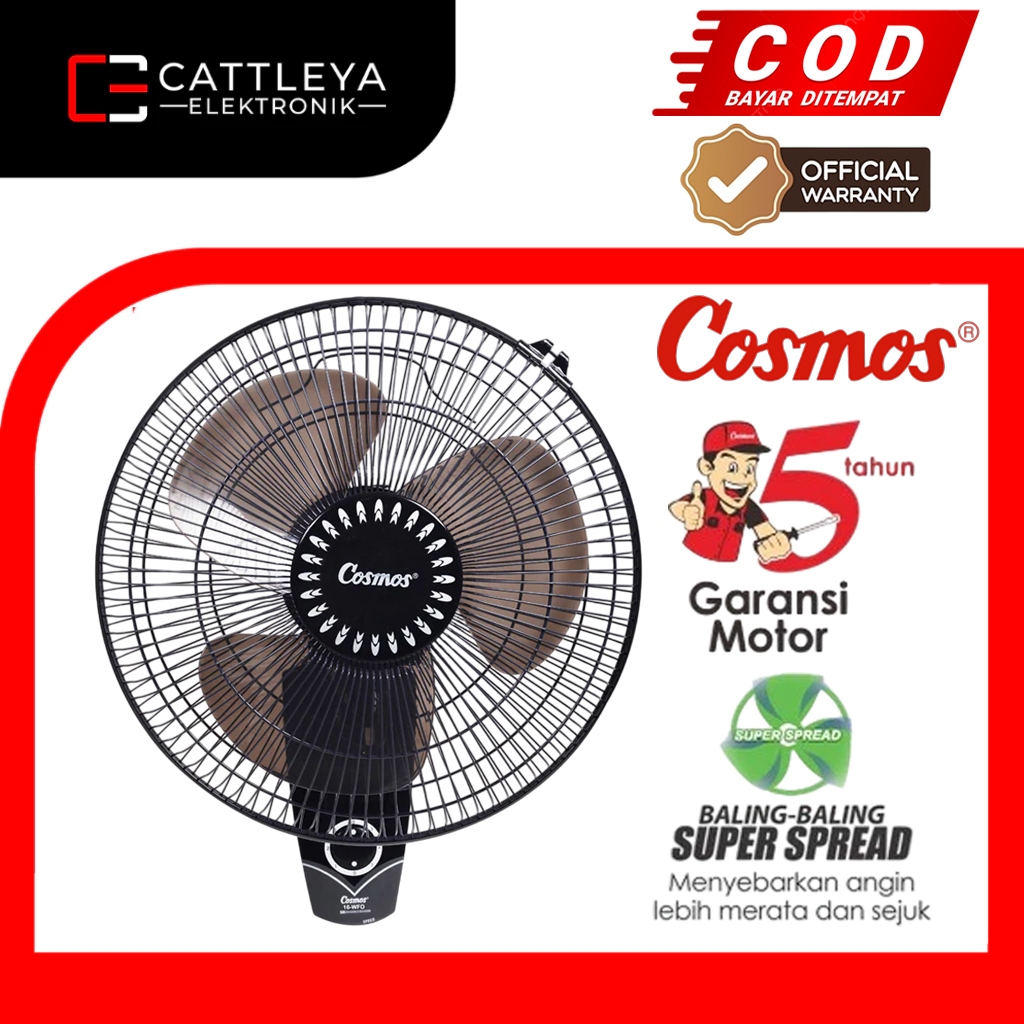 [COD READY] COSMOS WALL FAN / KIPAS ANGIN DINDING 16WFO / 16 WFO / 16-WFO (16 INCH) GARANSI RESMI