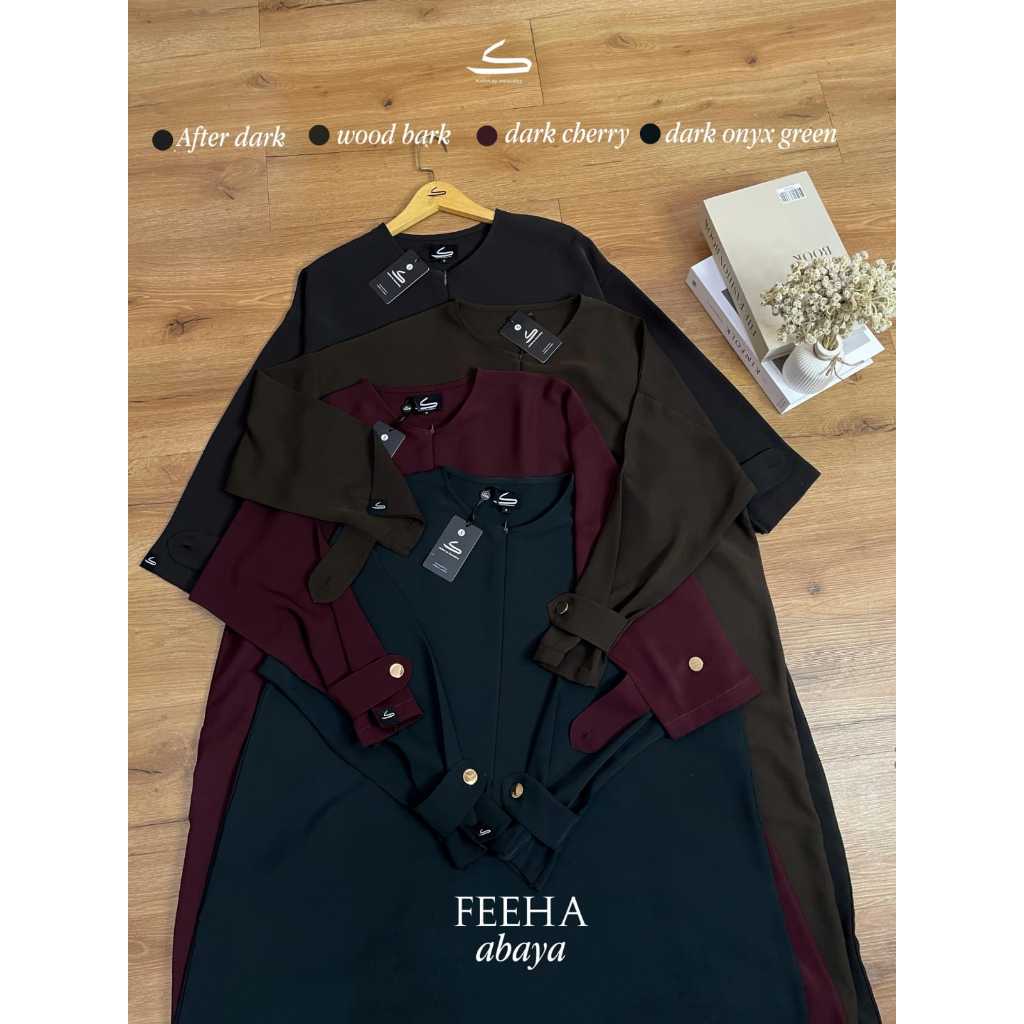 FEEHA ABAYA ONLY KAFFAH BY ZEEAUDREY