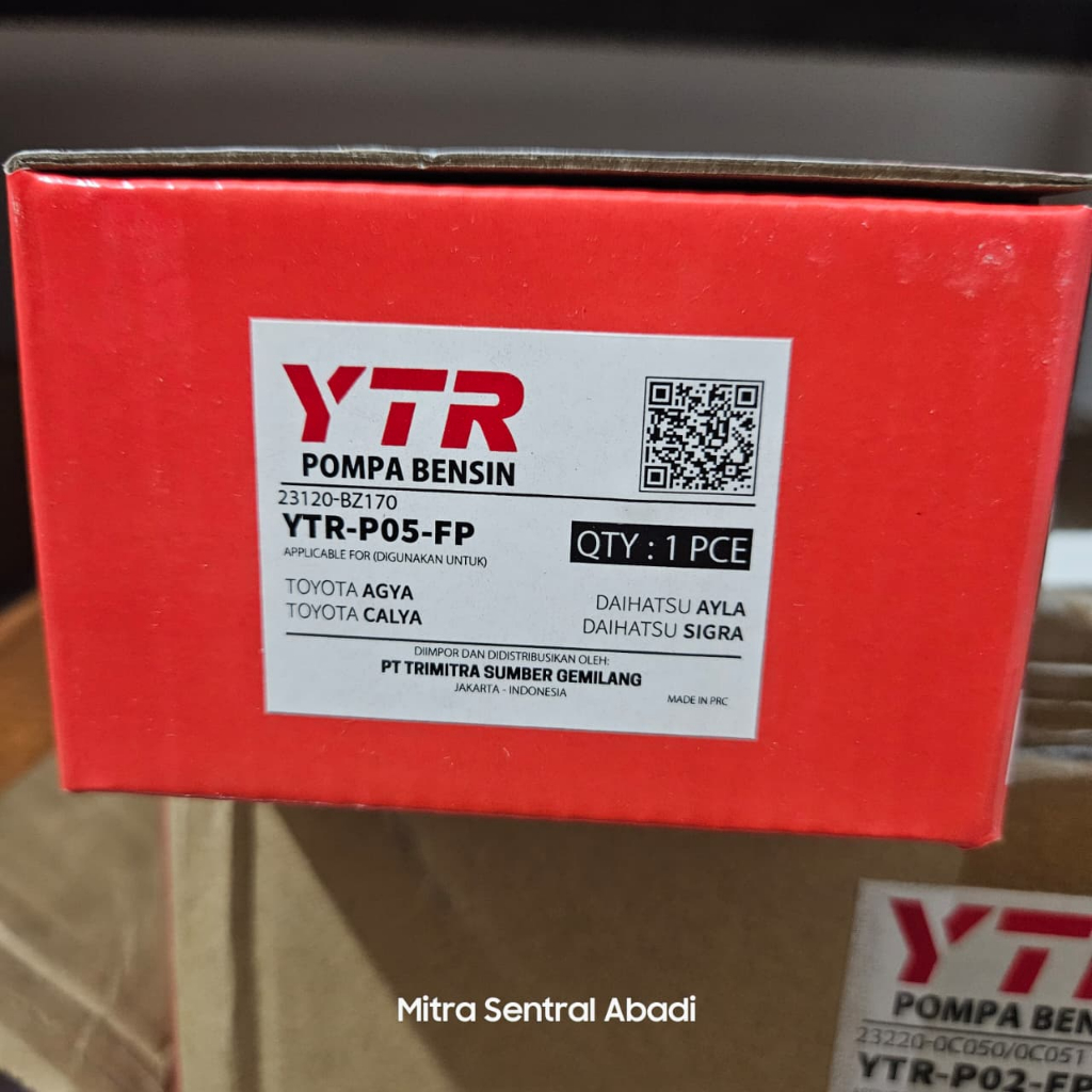 Fuel Pump Pompa Bensin Mobil YTR-P05-FP - Agya Calya Ayla Sigra Premium
