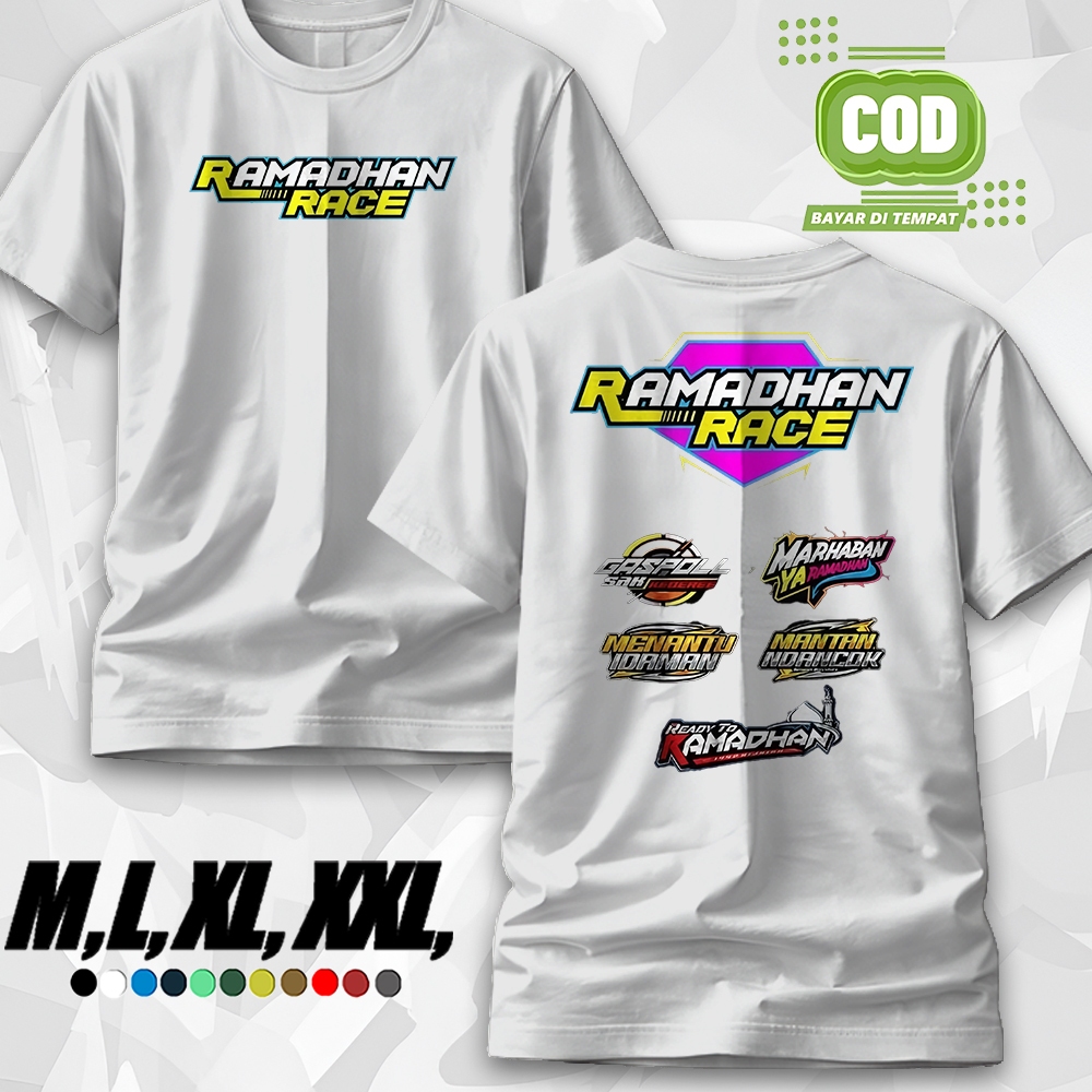 DONATELLO KAOS - Kaos Racing Ramadhan Race Kaos Resing Ramadan Atasan Distro Premium Original