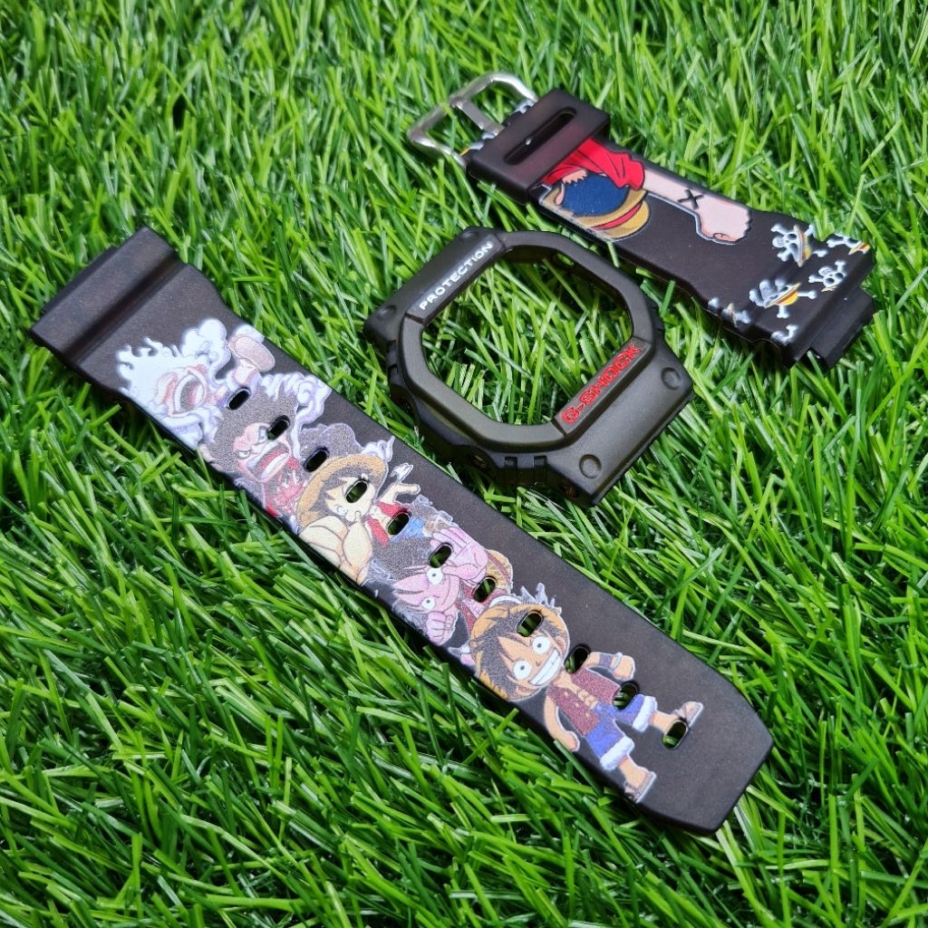 BNB BEZEL STRAP G-SHOCK DW-5600 DW-5700 GWX-5600 CUSTOM ONE PIECE LUFFY