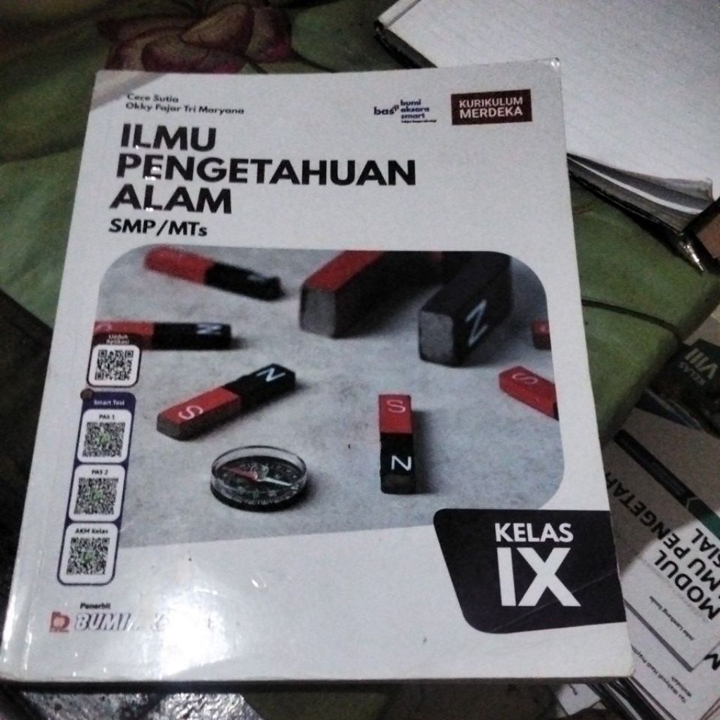 Buku IPA 3 SMP kurikulum merdeka bumi aksara