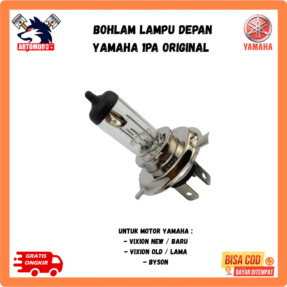Ori bohlam vixion depan - Bohlam Lampu Depan Yamaha Vixion 1PA Original