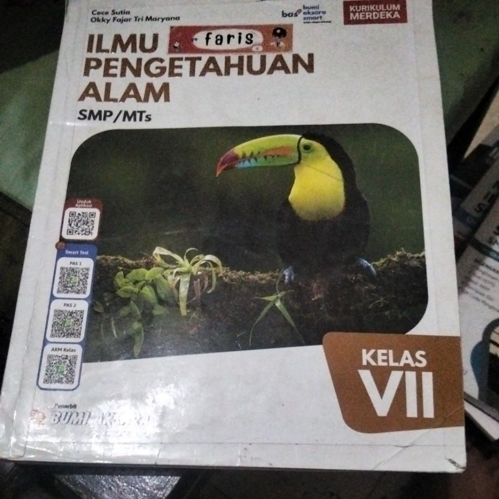 Buku IPA 1 SMP kurikulum merdeka bumi aksara