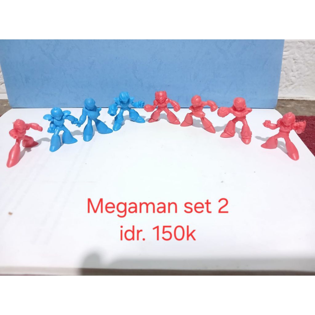 megaman rockman figure karet jadul. ori jepang