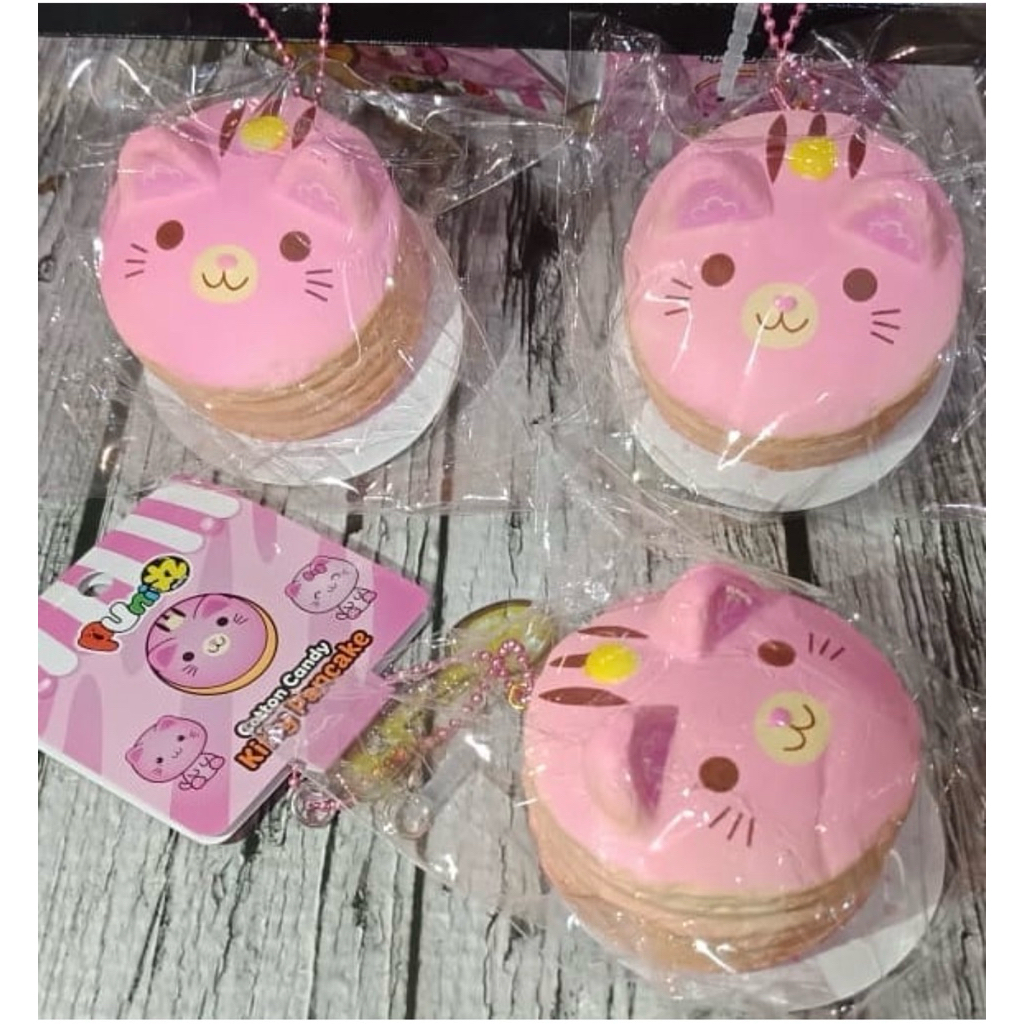 Cotton Candy Kitty Pancake by Puni maru (Original 100%)
