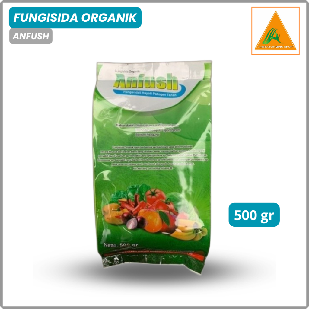 Fungisida Organik Anfush Tricoderma 500 Gram