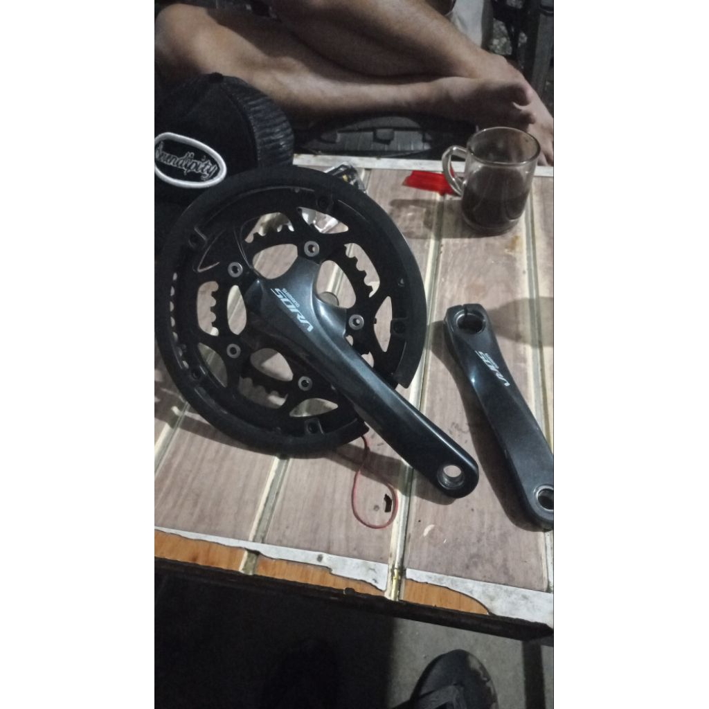 crank shimano sora double 50-34t