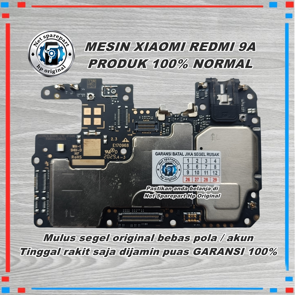 MESIN XIAOMI REDMI 9A NORMAL