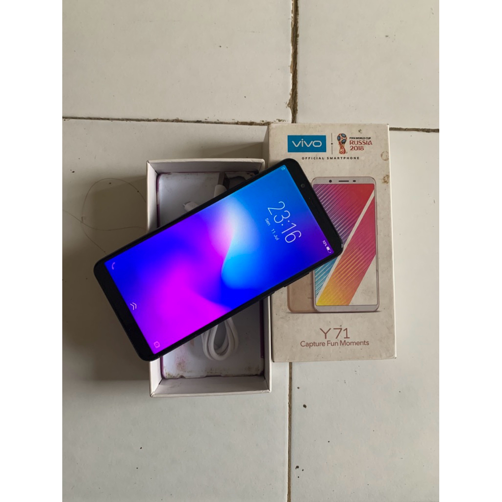 vivo y71 ram 2/16 second orian no minus-hp second vivo y71 ram 2/16 orian no minus
