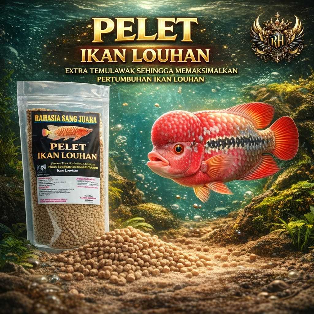 Pelet Louhan Untuk Warna Dan Jenong 100g, Ekstrak Temulawak