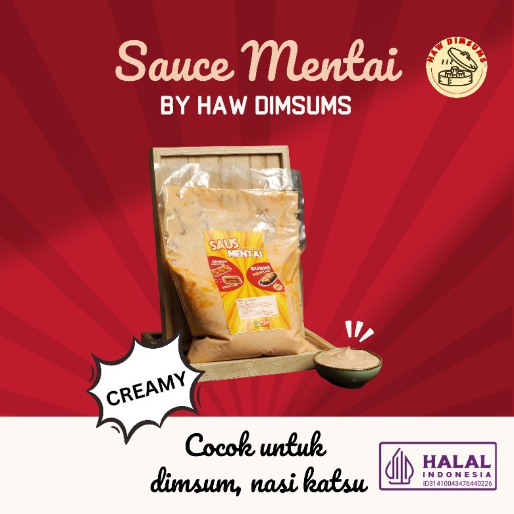SAUS MENTAI Halal Dimsum Mentai