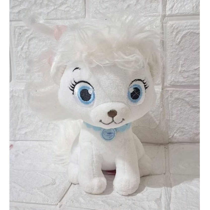 boneka anjing putih original brand disney t-arts wishper haven pumpkin boneka anjing guguk palace pe