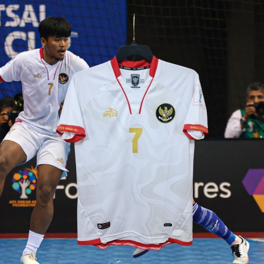 Jersey Ori away Timnas Futsal Indonesia 2022