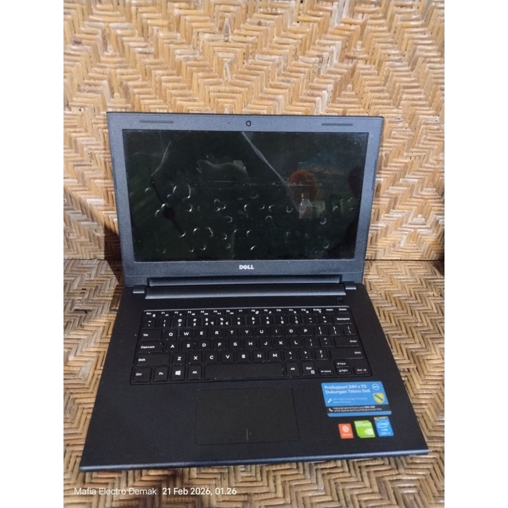 Laptop Dell inspiron 14 Core i5 rusak