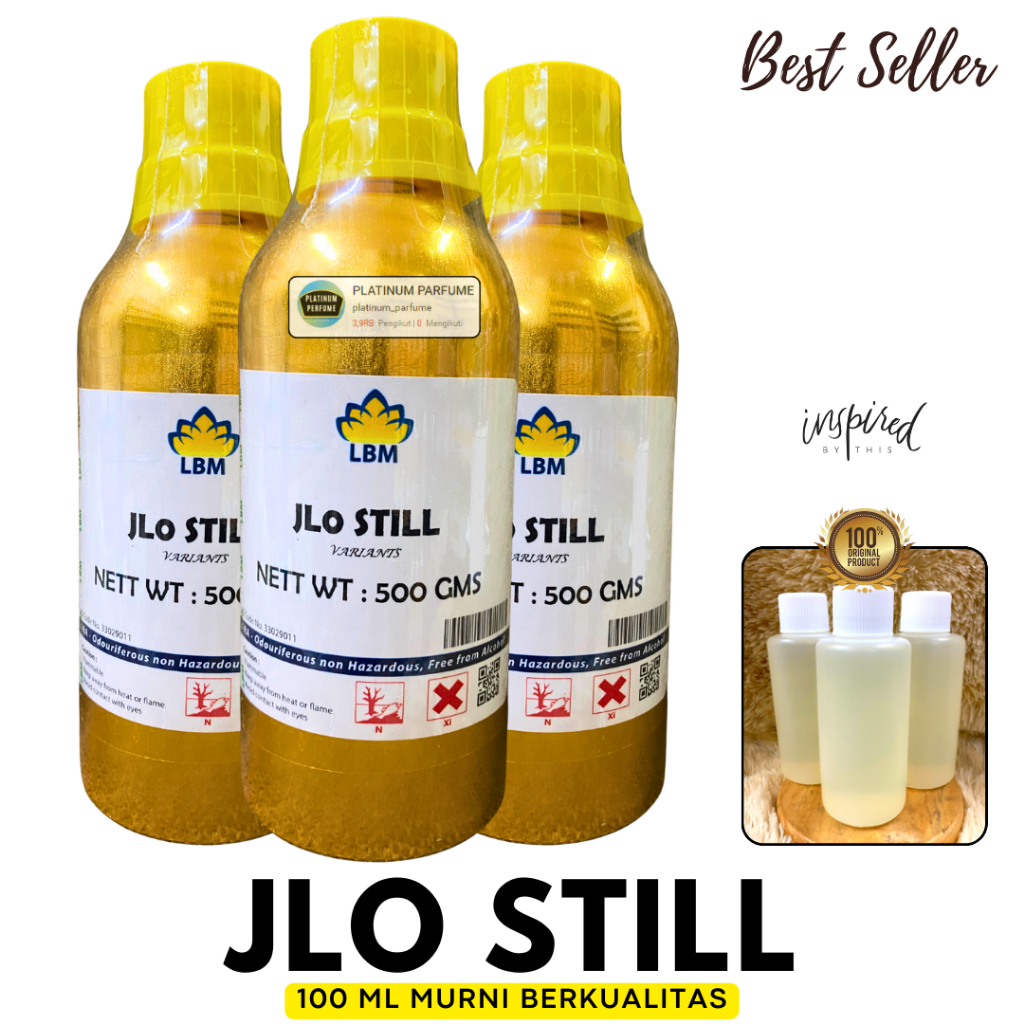 Bibit Parfum JLO STILL Repack 100 ML MURNI LBM Fragrance - PERFUME TAhan Lama Murni NOn ALkohol - PE