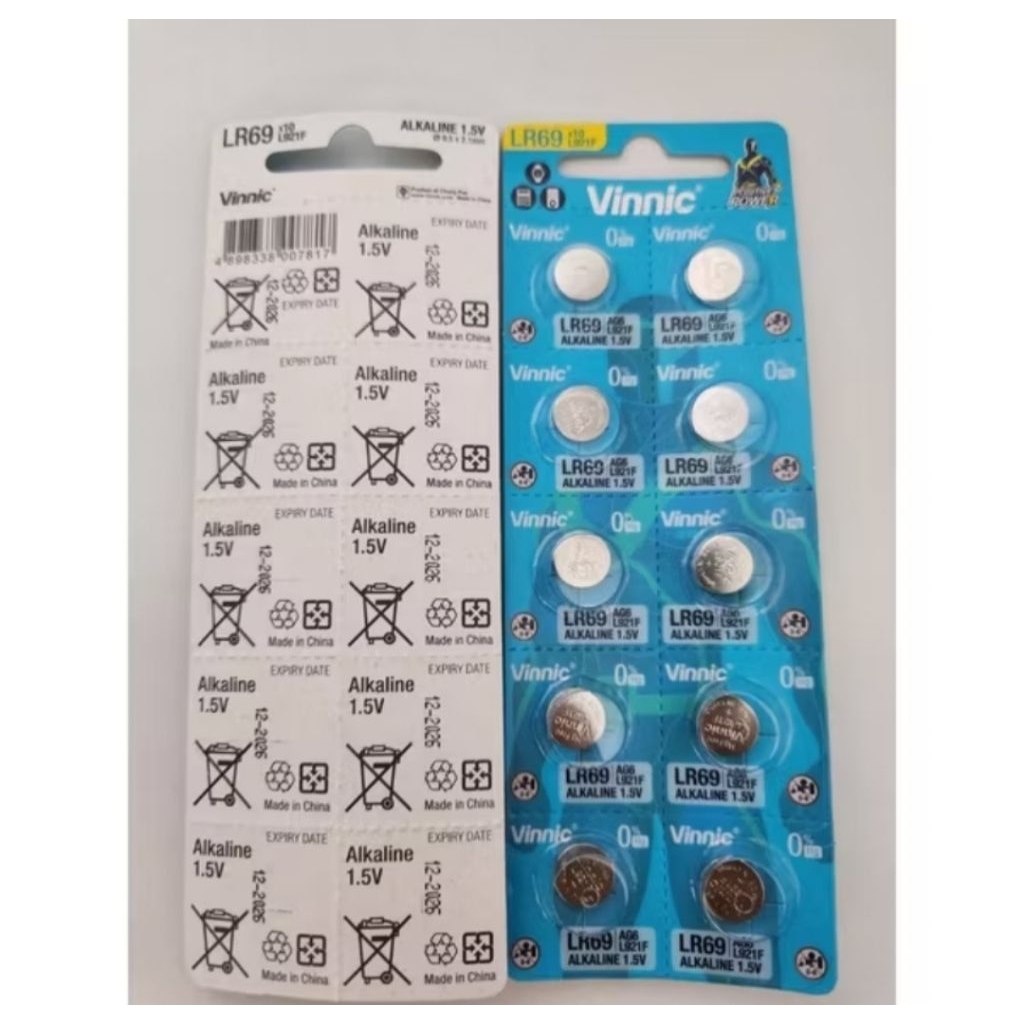 BATERAI VINNIC L921F 920 921 371 LR69 AG6 BATRE JAM TANGAN ISI PER PCS