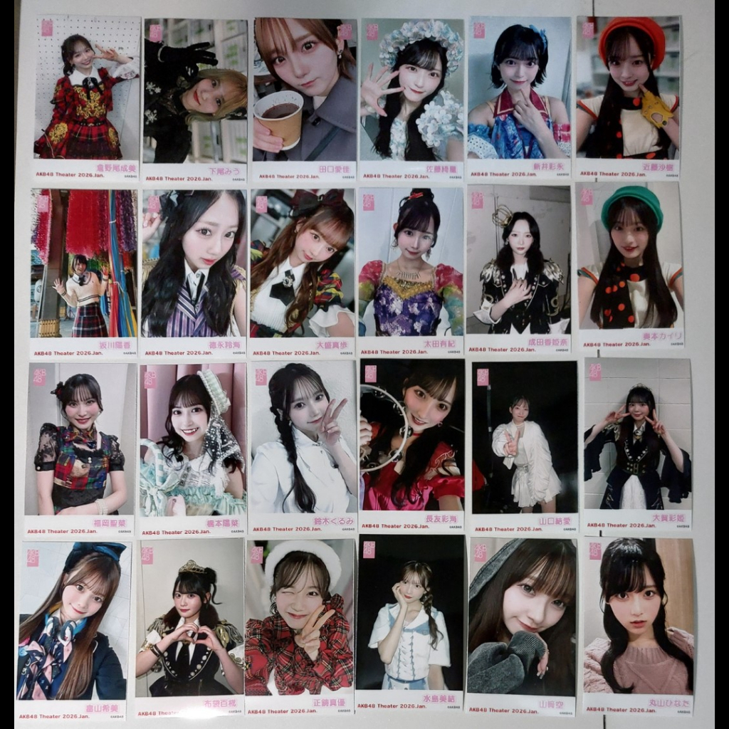 Photocard AKB48 Theater January 2026