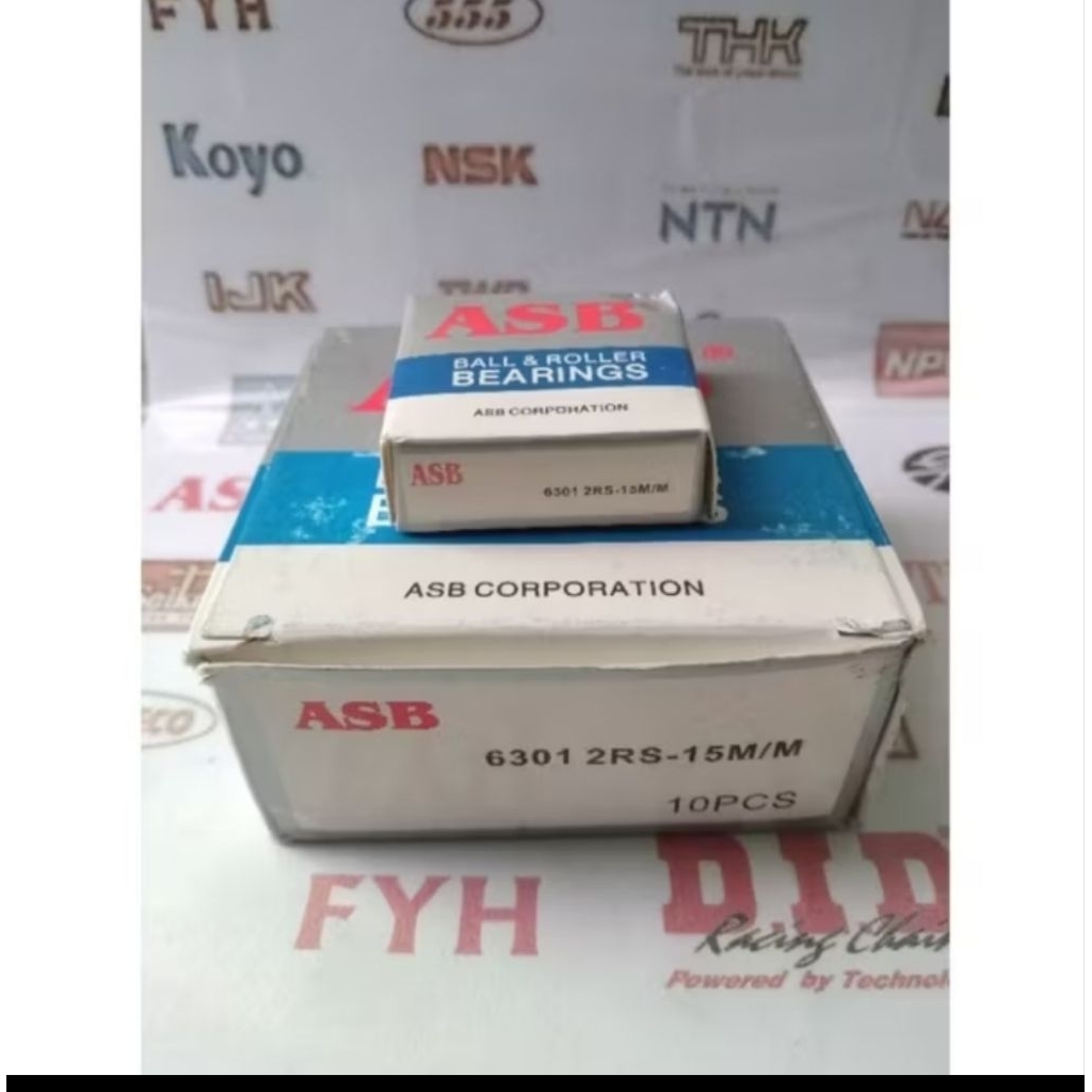 BEARING 6301 15mm DIAMETER LUAR 37 mm TEBAL 12 MM