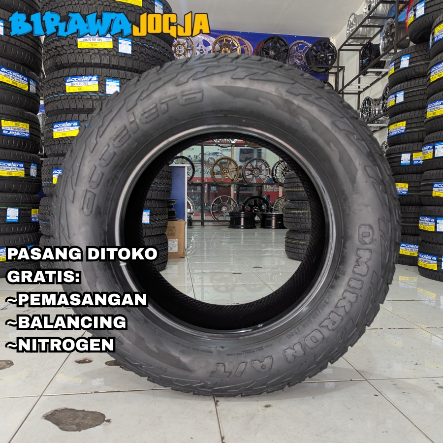 Ban Mobil Ring 18 Pajero Fortuner Hilux Ranger 265/60 R18 Accelera Omikron AT SEMI OFF-ROAD