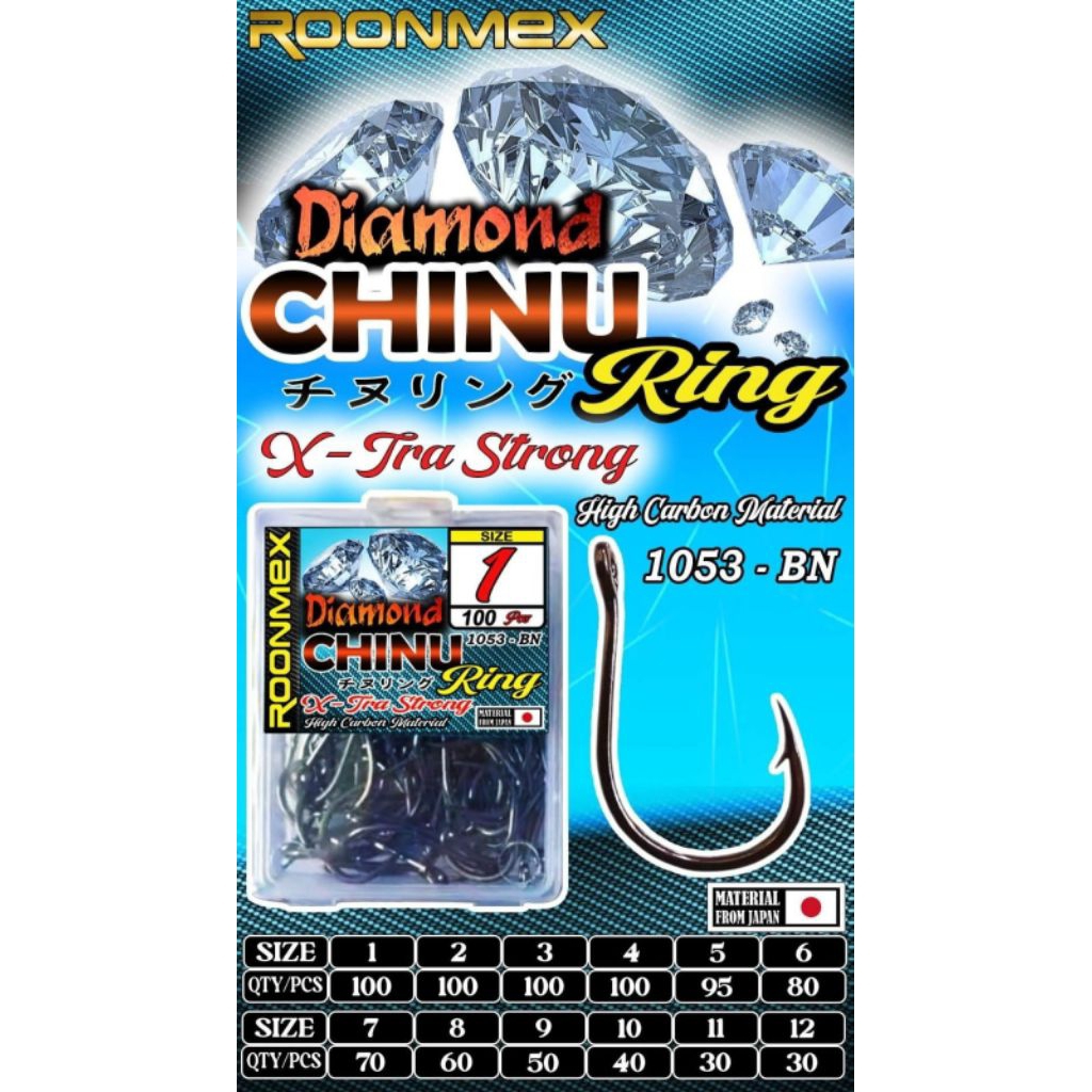 Mata Pancing DIAMOND CHINU 1053-BN KOTAK Super Kuat dan Tajam