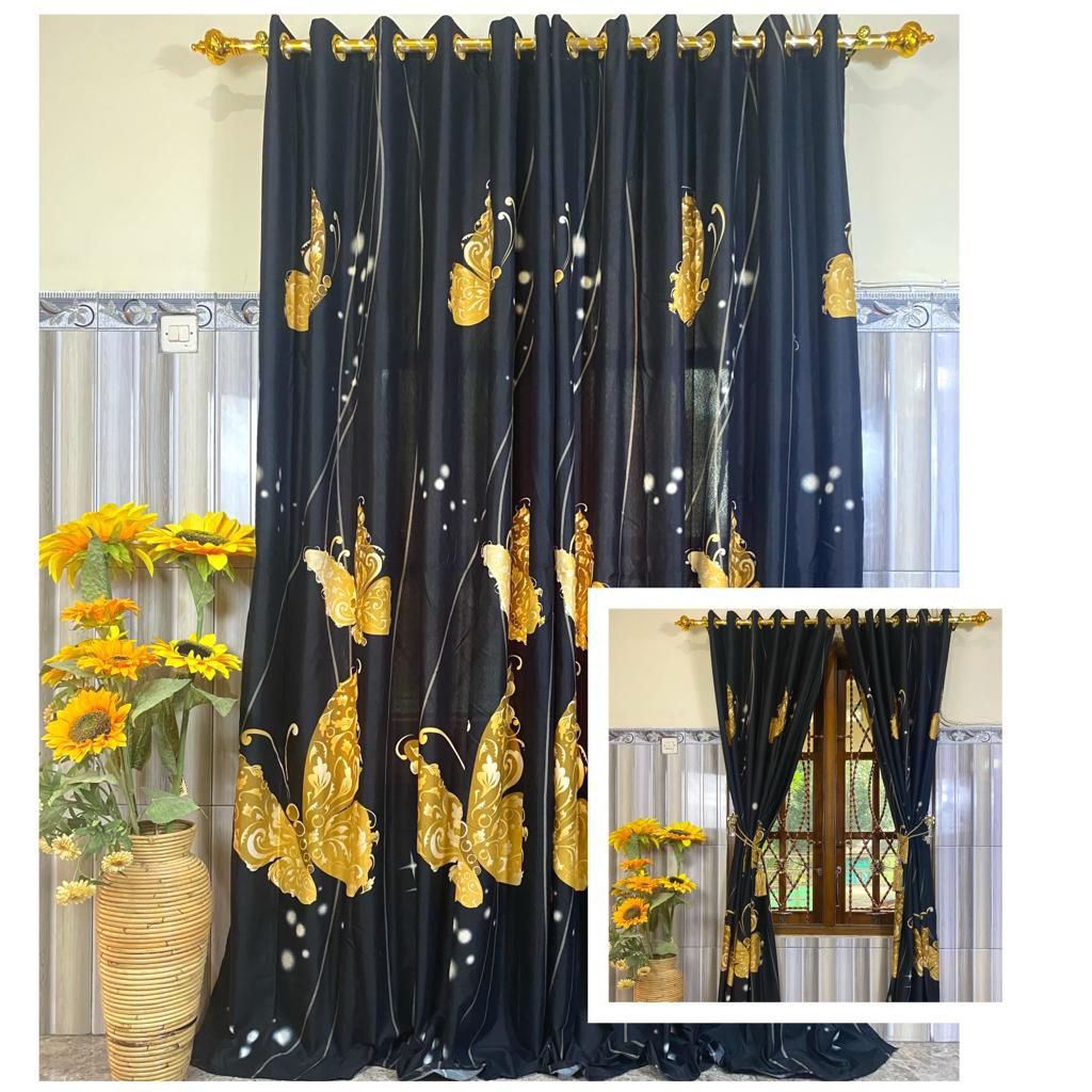 Gorden Smokring 12 Motif Gold Butterfly