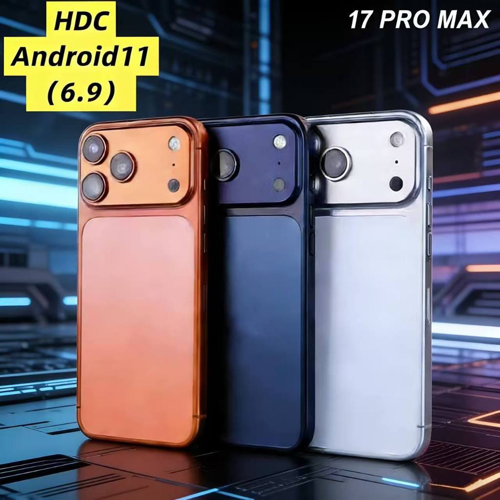 [Promosi] Smartphone 4G ip Baru 17 Pro Max hdc/ i17 Pro Max hdc 6GB+128GB/Gratis Tempered Glass cabl