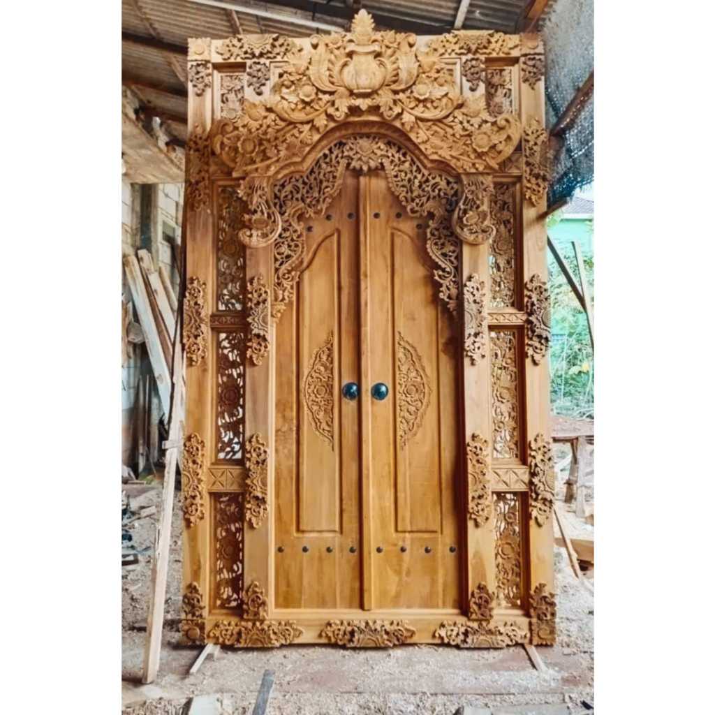 pintu minimalis ukiran