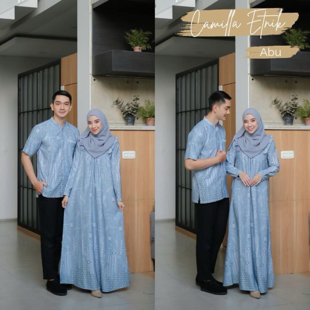 NEW COUPLE MALIKA PSB LEBARAN// Couple gamis luxury premium