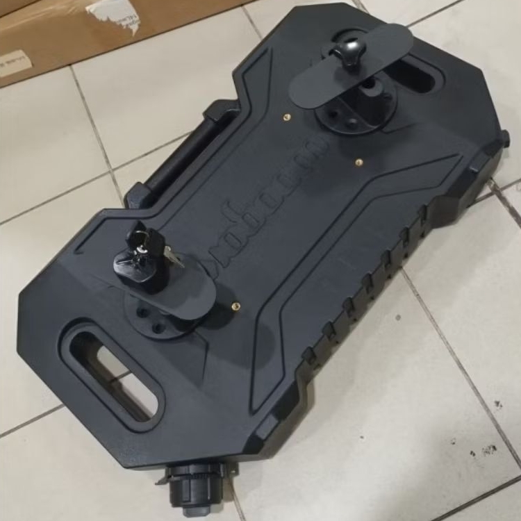 Jerigen Pipih 14 Liter + 2 Bracket Kunci / Water Tank 14L / Fuel Can 14L / Jerigen Pipih 14L / Jerig