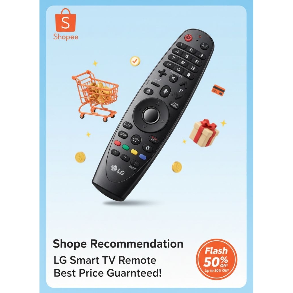 REMOTE TV LED LCD ANDROID SMART  LG