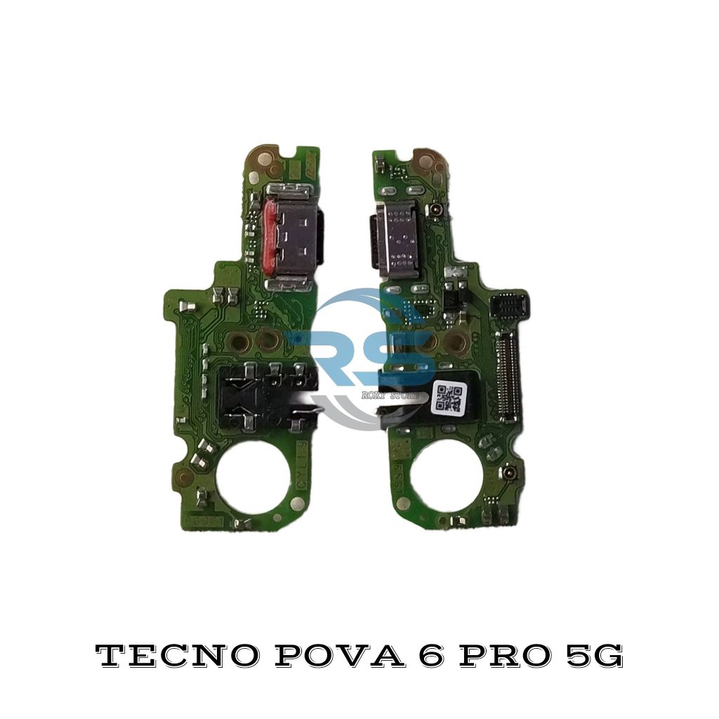 KONEKTOR CHARGER TECNO POVA 6 PRO 5G MIC ORIGINAL
