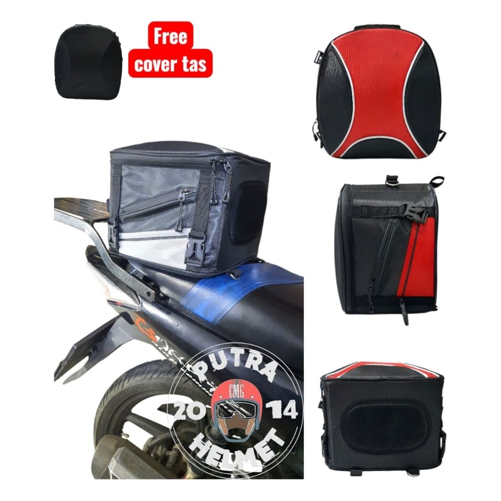 Tailbag Hexa | Tas Box Touring Motor | Tas Bagasi Motor Belakang