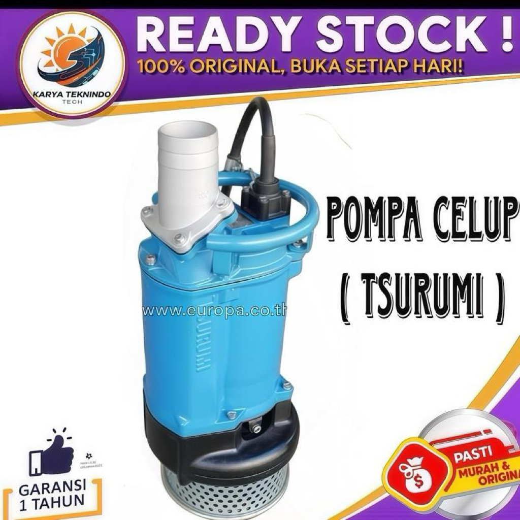 POMPA CELUP AIR KOTOR TSURUMI HS2.4S POMPA CELUP AIR KOTOR 2" - Hs2.4s