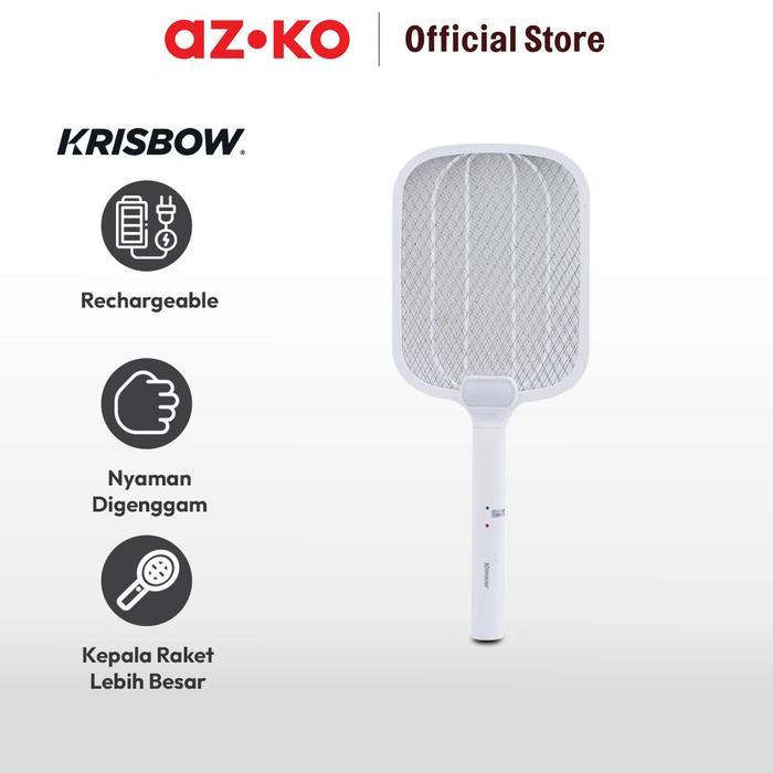 AZKO Krisbow Raket Nyamuk Rechargeable Square