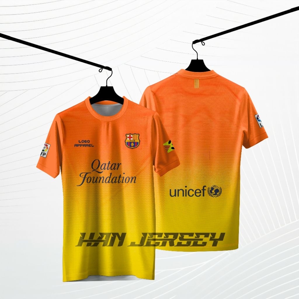 Jersey Retro Barcelona Away 2012 Full Printing