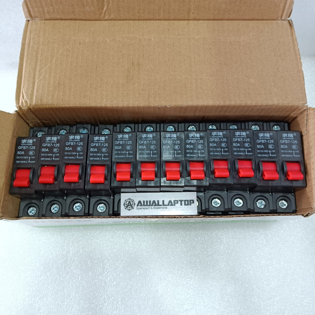 mcb dc panel surya 80A mcb motor listrik 80amper 12v-100v 80A 63A 100A