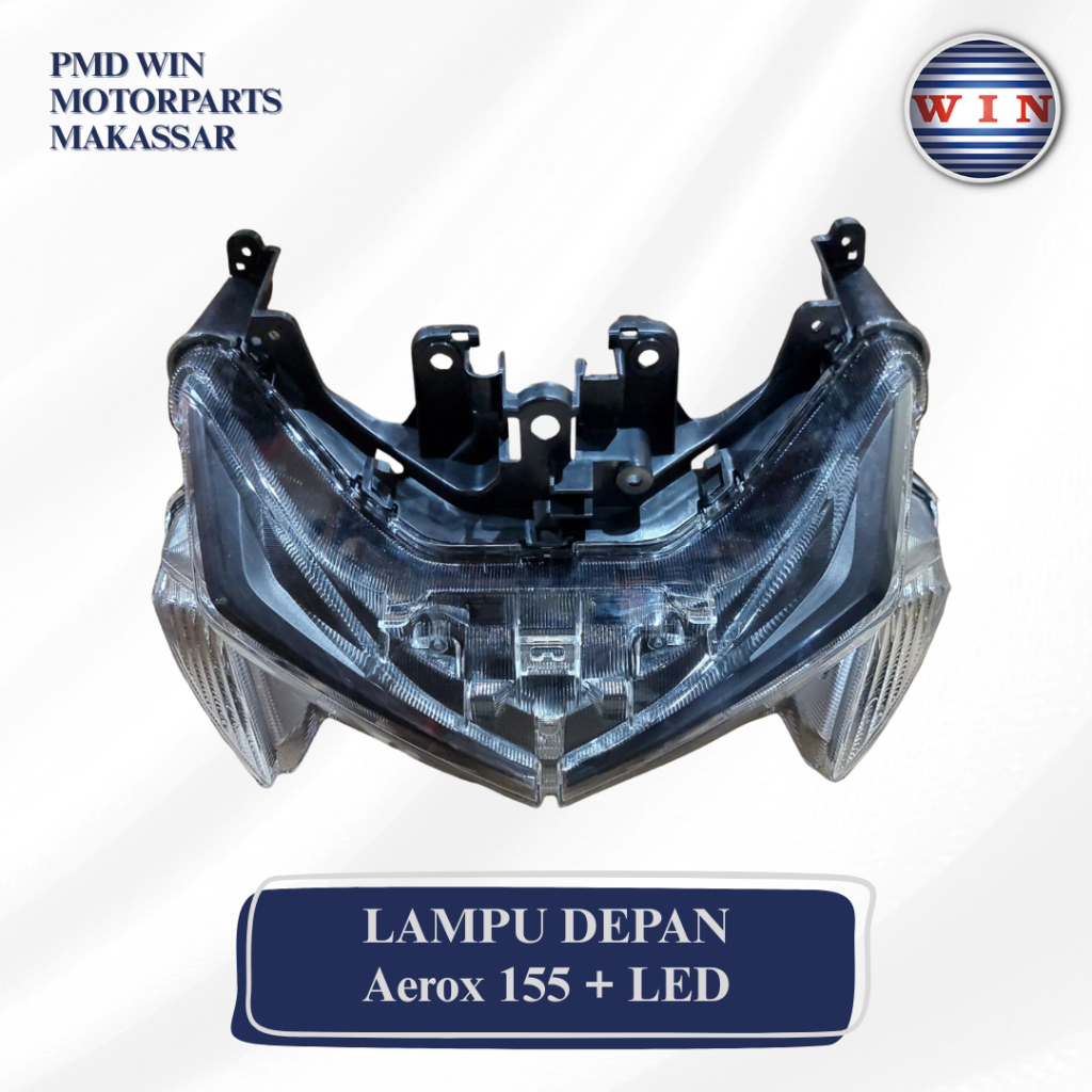 Lampu Depan Aerox 155 + LED