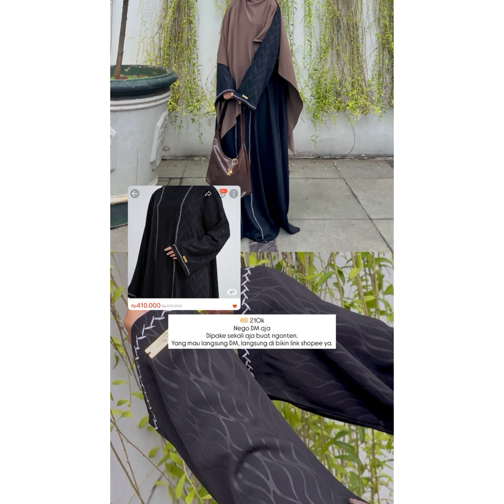 PRELOVED Abaya Hitam