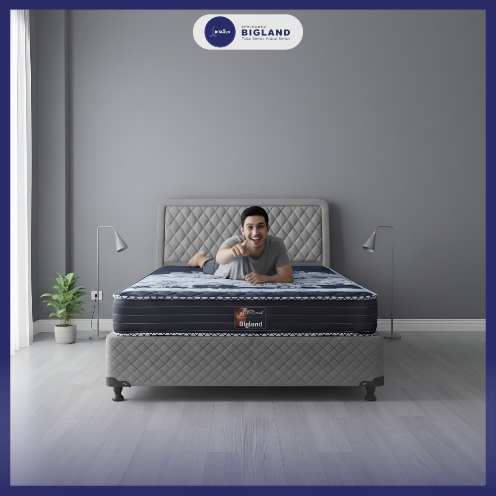 [FREE ONGKIR] Kasur Spring bed ukuran 100x200, 120x200, 140x200, 160x200, 180x200 REE BANTAL by Bigl