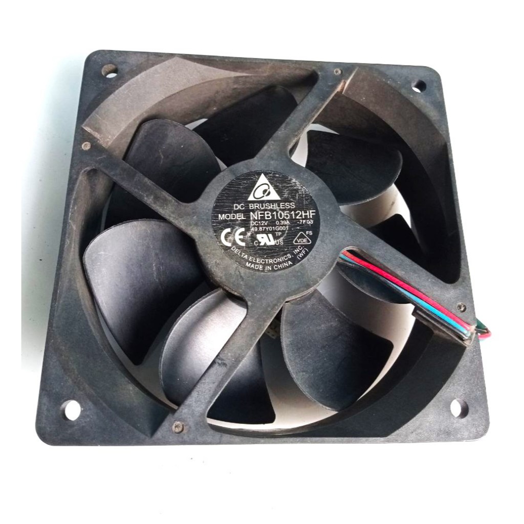 Fan Dc Brushless Delta NFB10512HF 12v 0.39A 10.5x10.5x3.2cm