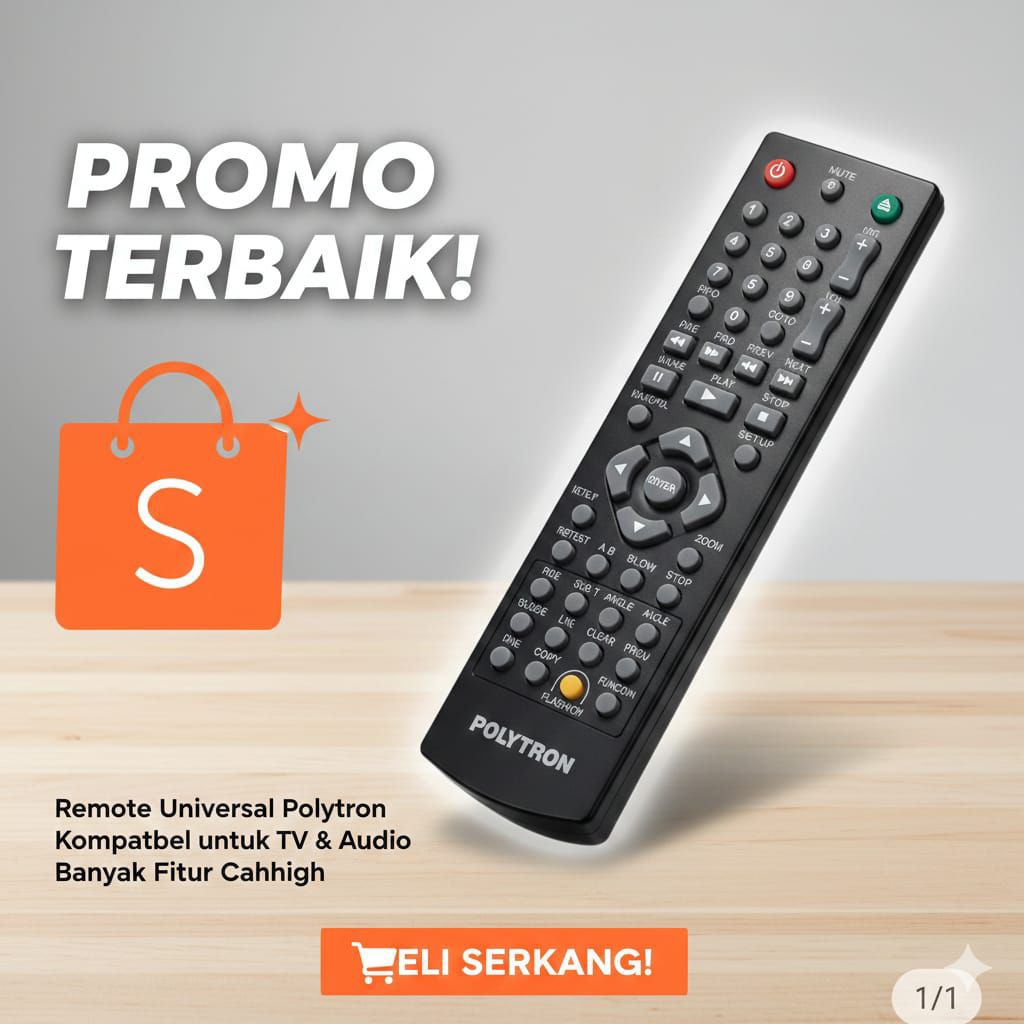 REMOTE DVD PLAYER POLYTRON ORIGINAL