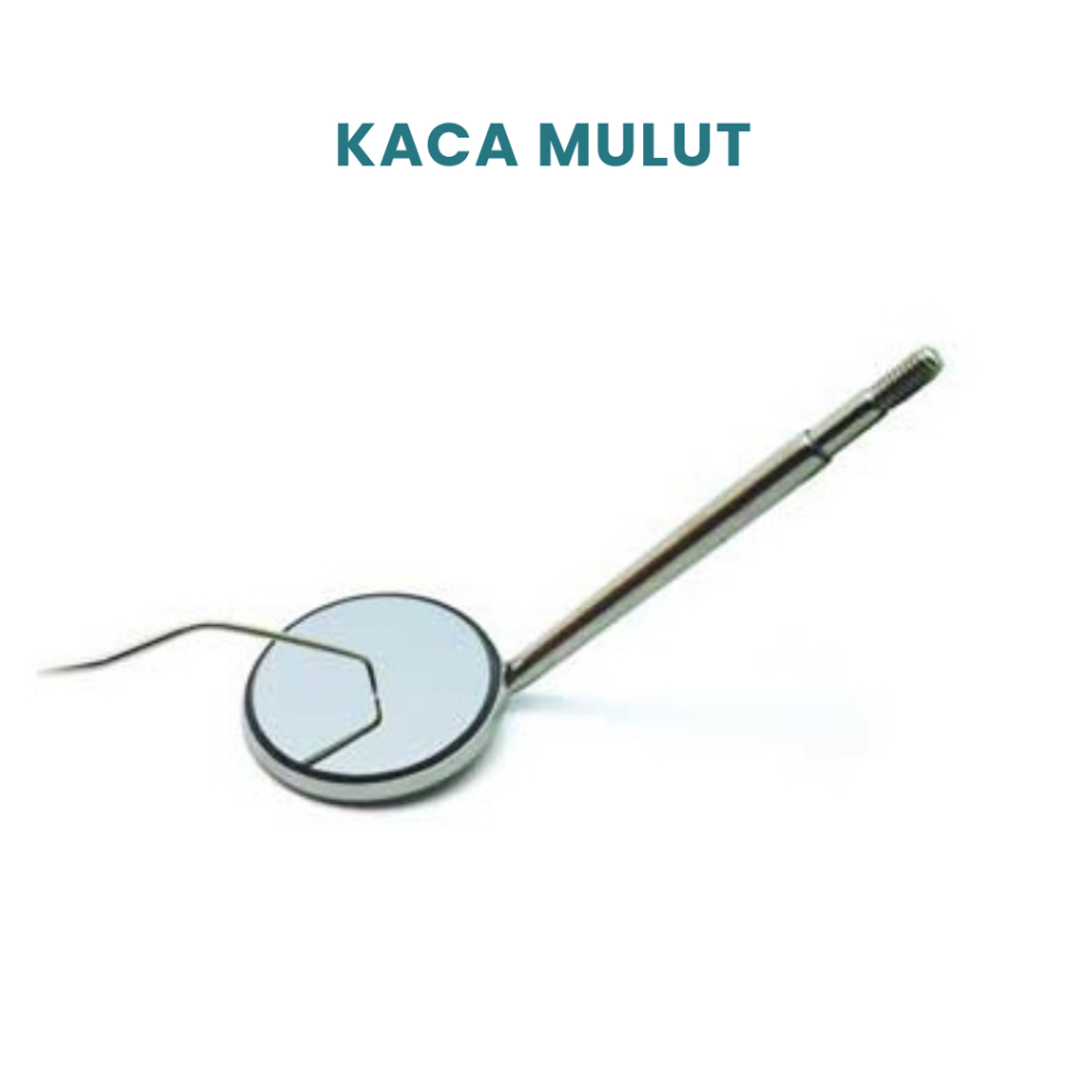 DENTAL KACA MULUT Mouth Mirror / Anti Embun / Front Surface / No 3 4 5